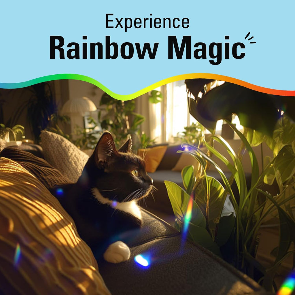 Solar Powered Rainbow Maker – Prism Suncatcher