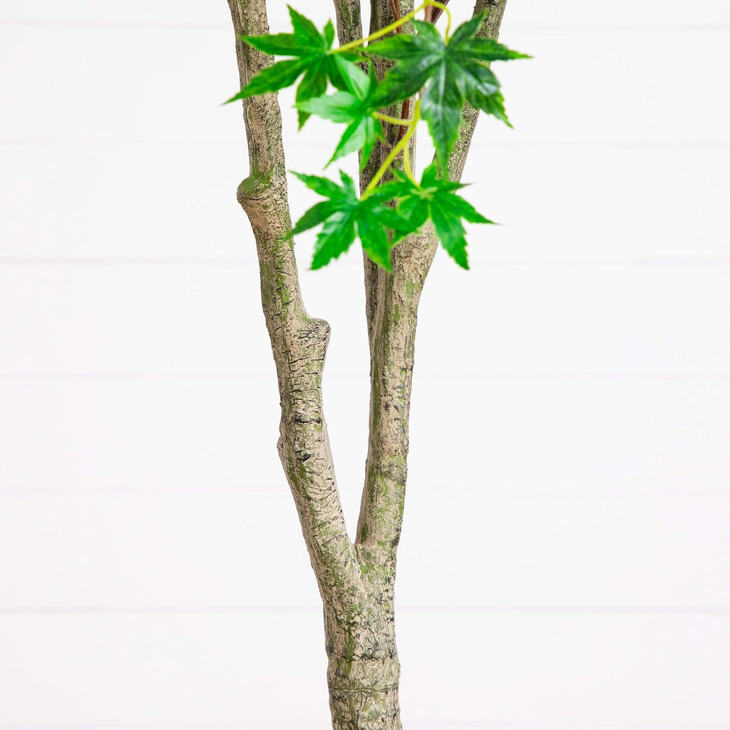 7ft Artificial Maple Tree - Indoor Fake Tree Decor - Lifelike Faux Tree Planter