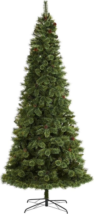 10ft. White Mountain Pine Artificial Christmas Tree with 1875 Bendable Branches