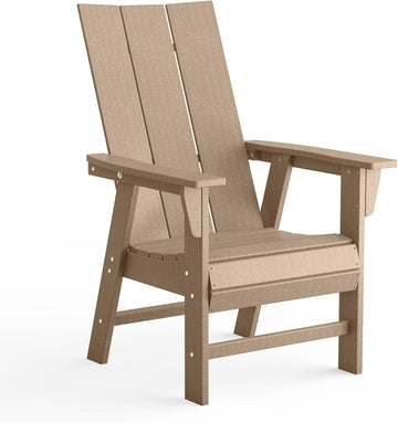 Fire Pit Chairs, Outdoor Chair HDPE Adirondack Chair, Modern Patio Porch Chair, Front Porch Backyard Deck Outside