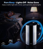 Air Purifiers for Bedroom, Air Purifiers for Bedroom 360° Air Intake with Smart Auto Mode, HEPA Air 