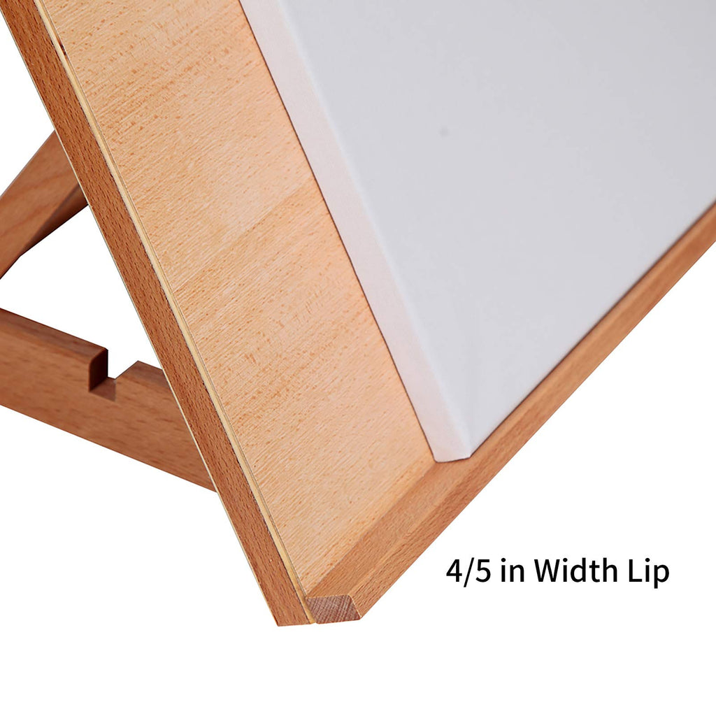 Extra Large 5-Position Wood Drafting Table Easel Drawing & Sketching Board