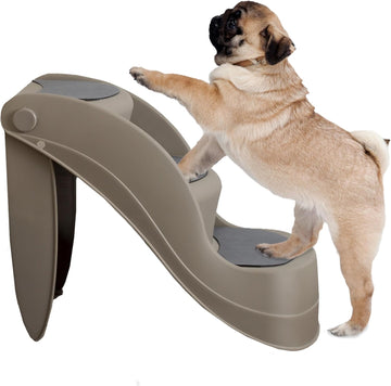 Pet Stairs - Durable Dog Stairs for Small Dogs with 3-Step Design and Safety Locking Pins