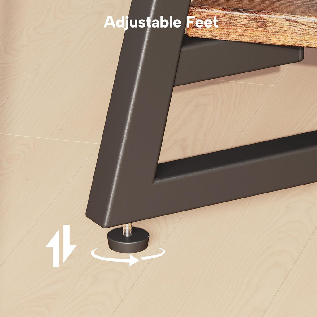Round Coffee Table, Small Circle Coffee Table with Storage, Modern Wood Round Center Table, Small Space