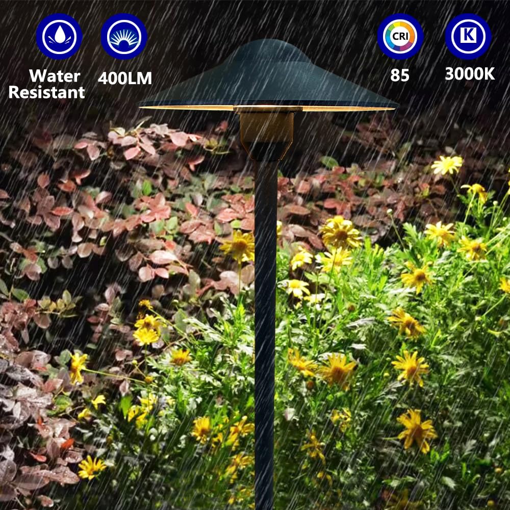 Cast Aluminum Low Voltage Landscape Path Area Spread Lighting