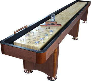 Woodbridge Cherry 16' 2 Piece Construction Shuffleboard Table
