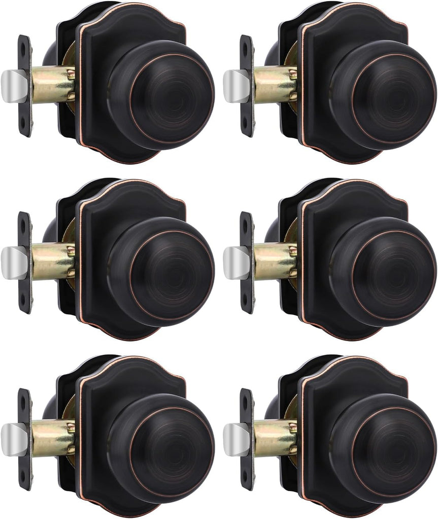 Oil Rubbed Bronze Closet Door Knobs, Passage Door Knobs Interior