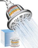 Filtered Shower Head - High Pressure Shower Head with Filter for Hard Water Softener