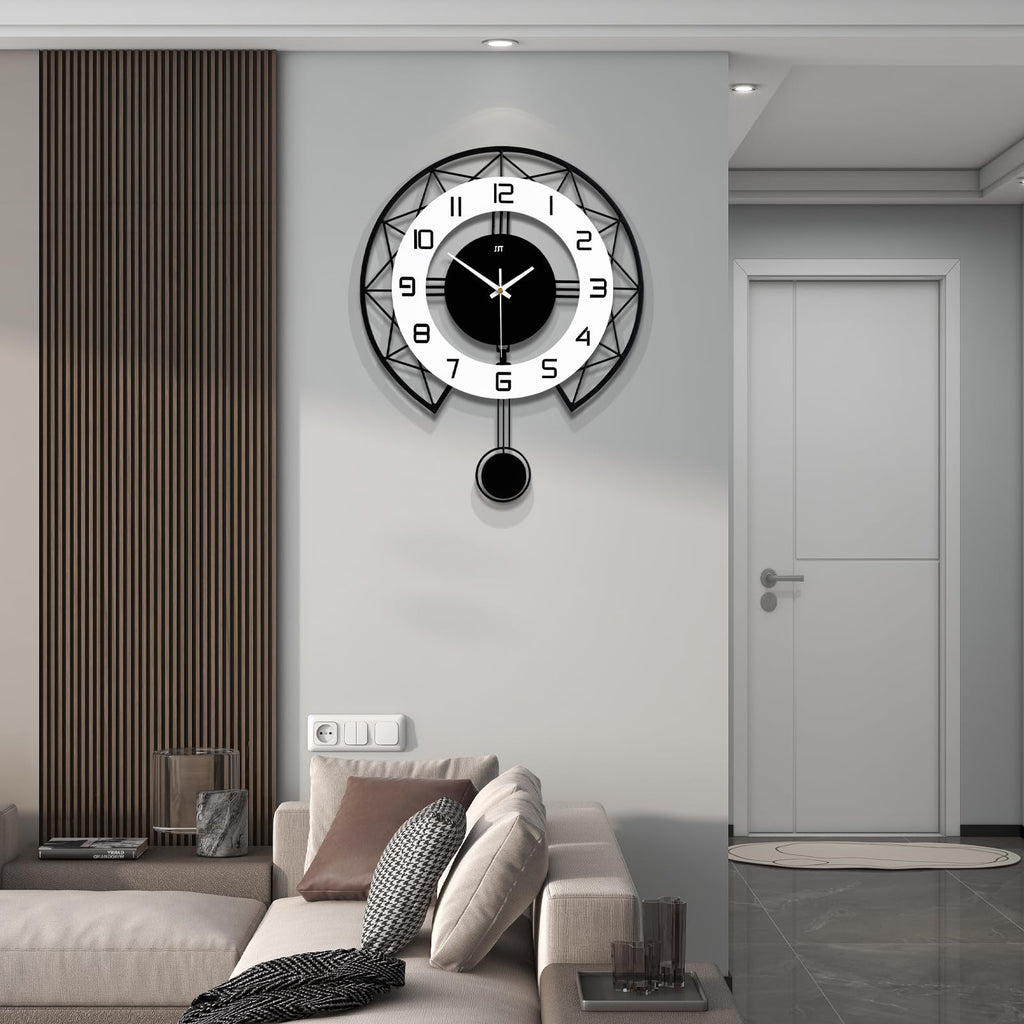 Large Wall Clock Decor Modern Silent Pendulum Wall Clock House Kitchen Bedroom Decorative Big Wall Clock Non Ticking