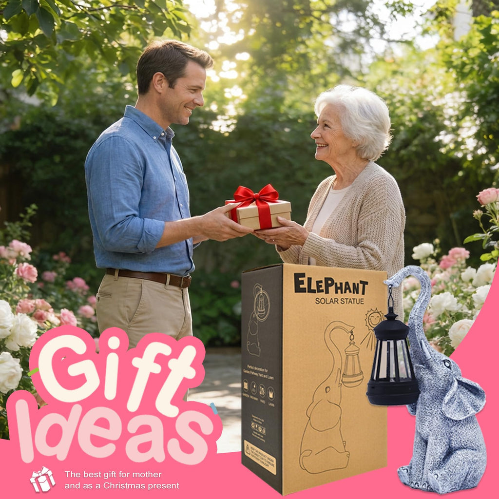 Elephant Statue for Garden Decor with Gift Appeal