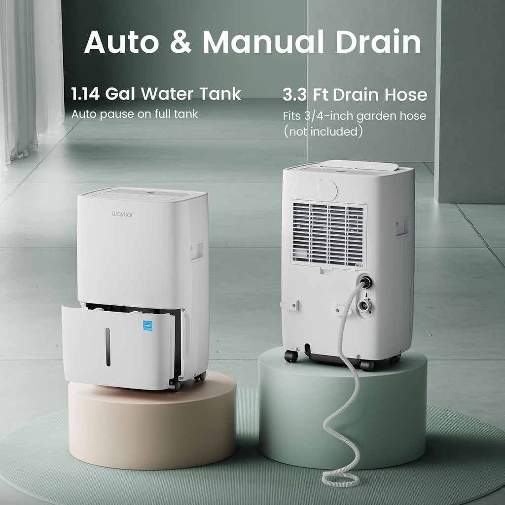 80 Pints 2025 Energy Star Dehumidifier for Spaces up to 5,000 Sq. Ft for Basement and Home