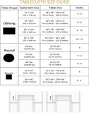 Heavy Duty Fabric Tablecloth with White Lace-Waterproof/Wrinkle Free/Stain Resistant/Oil Proof-for D