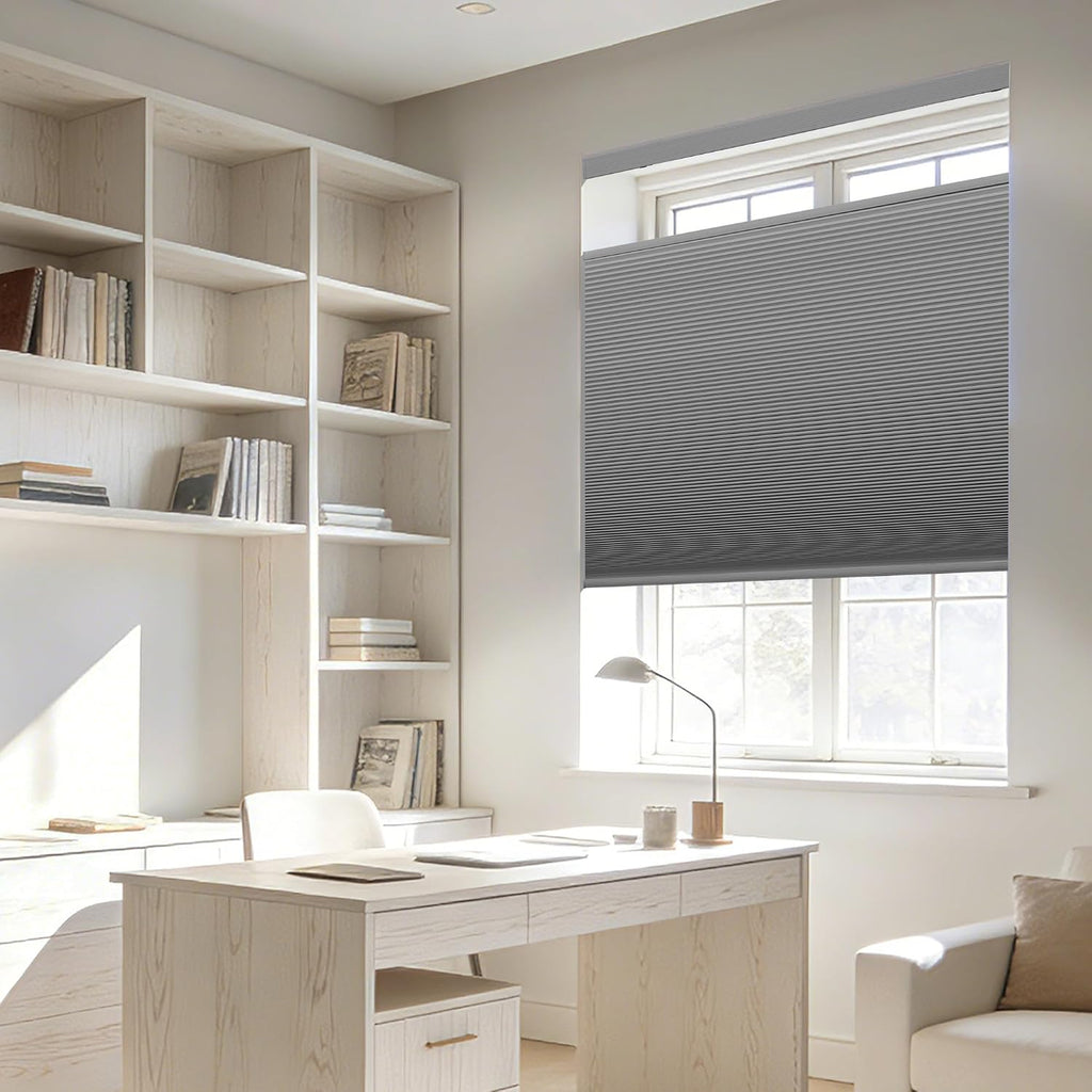 Top Down Bottom Up Cordless Cellular Shades,Black,21" W x 48" H