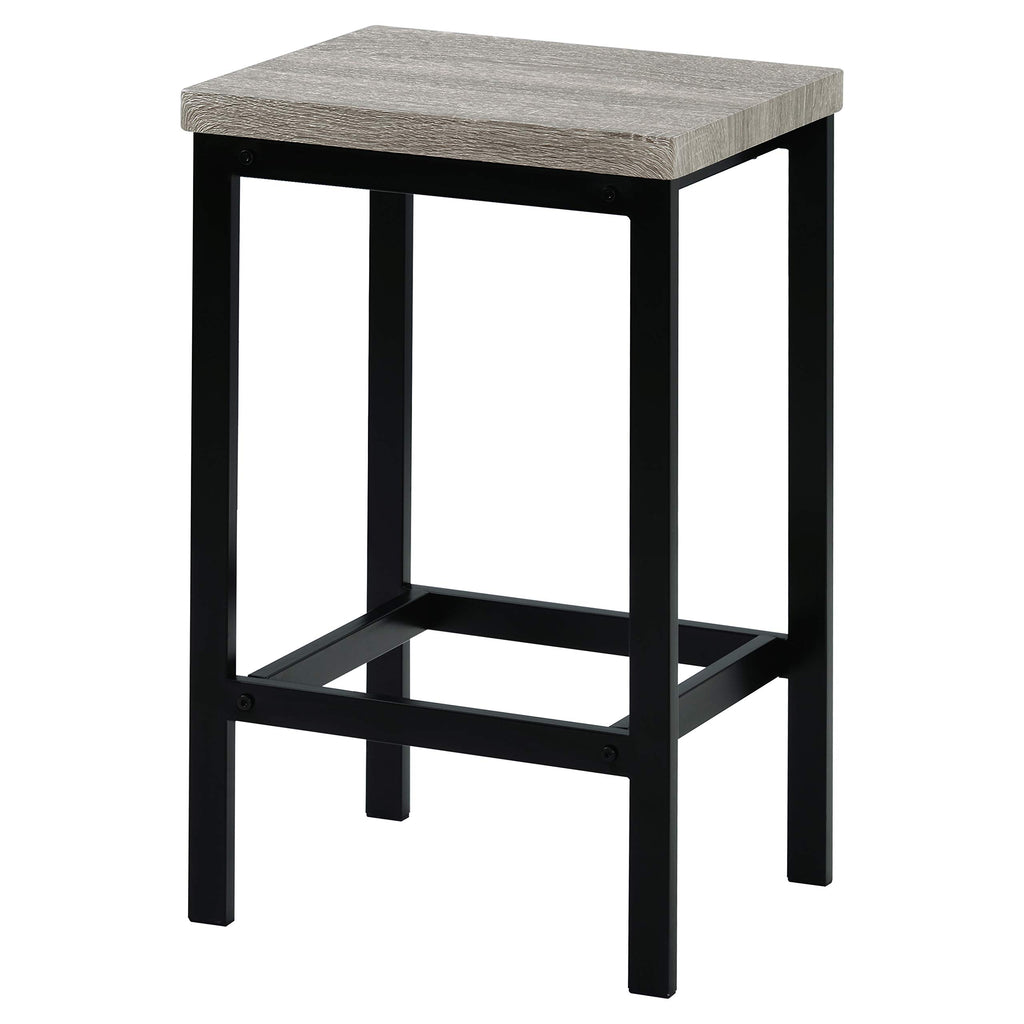 4-Piece Counter Height Extra Long Dining Table Set, Bar Table Set with 3 Stools, Side Table with Footrest Pub Kitchen