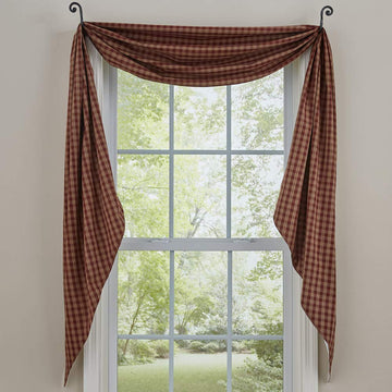 Sturbridge Wine Fishtail Swag 145" X 25"