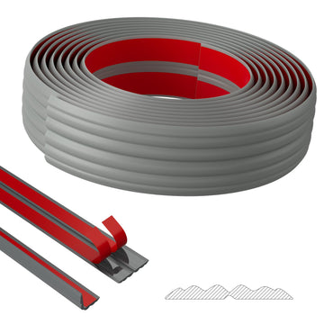 Wall Corner Protector Trim, 20 Feet Flexible Inside & Outside Guard, Peel and Stick Molding, Self-Adhesive Strip for