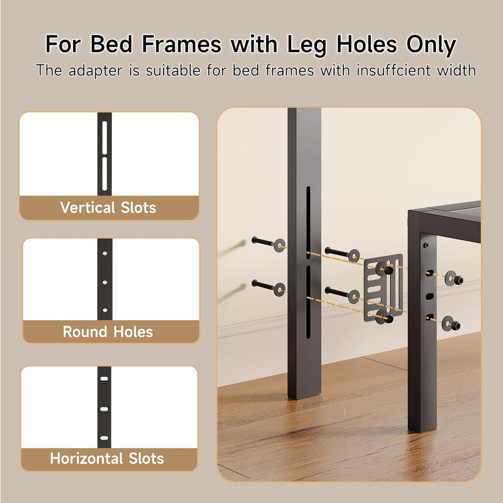 Upholstered Headboard Full/Queen with USB & Type C Port, Headboard Only Adjustable Height from 42" to 48", 2 Storage