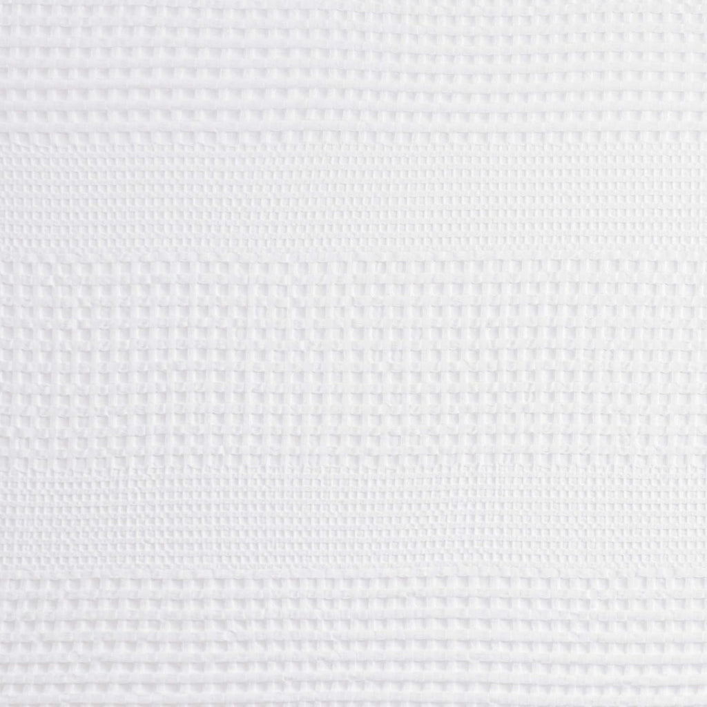 Arlo Shower Curtain , 72 x 72, White | Waffle Weave, Cotton, Adds Privacy, Machine Washable, OEKO-TEX Certified