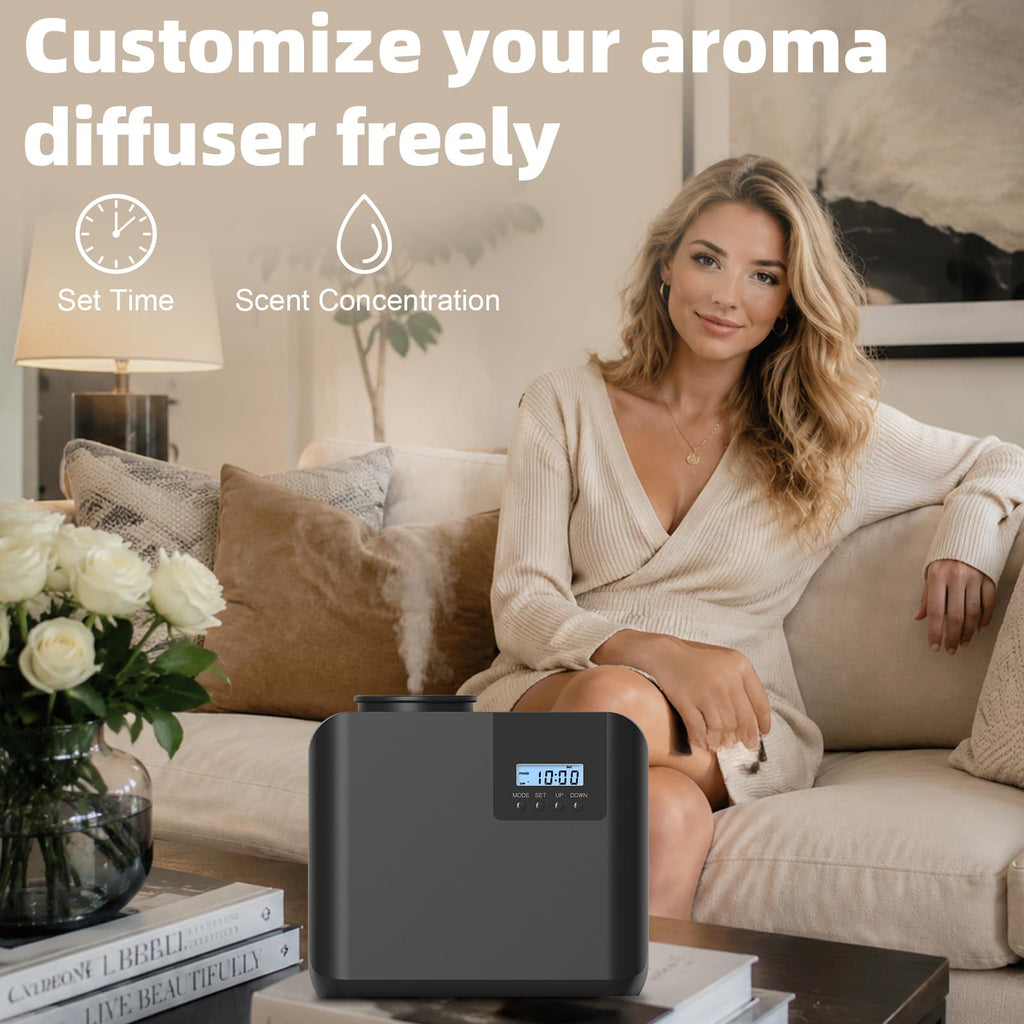 2026 Upgraded HVAC Scent Diffuser Machine Kit, Covers 5000 Sq.Ft for Room