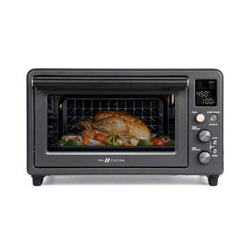 26.3 QT Air Fryer Toaster Oven with Enamel Interior, 10-in-1