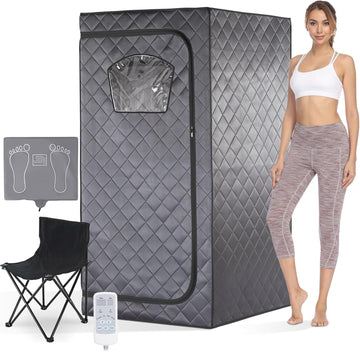 Portable Infrared Sauna for Home Spa | Full Size 1 Person Sauna | Full Body Personal Far Infrared Sauna Tent
