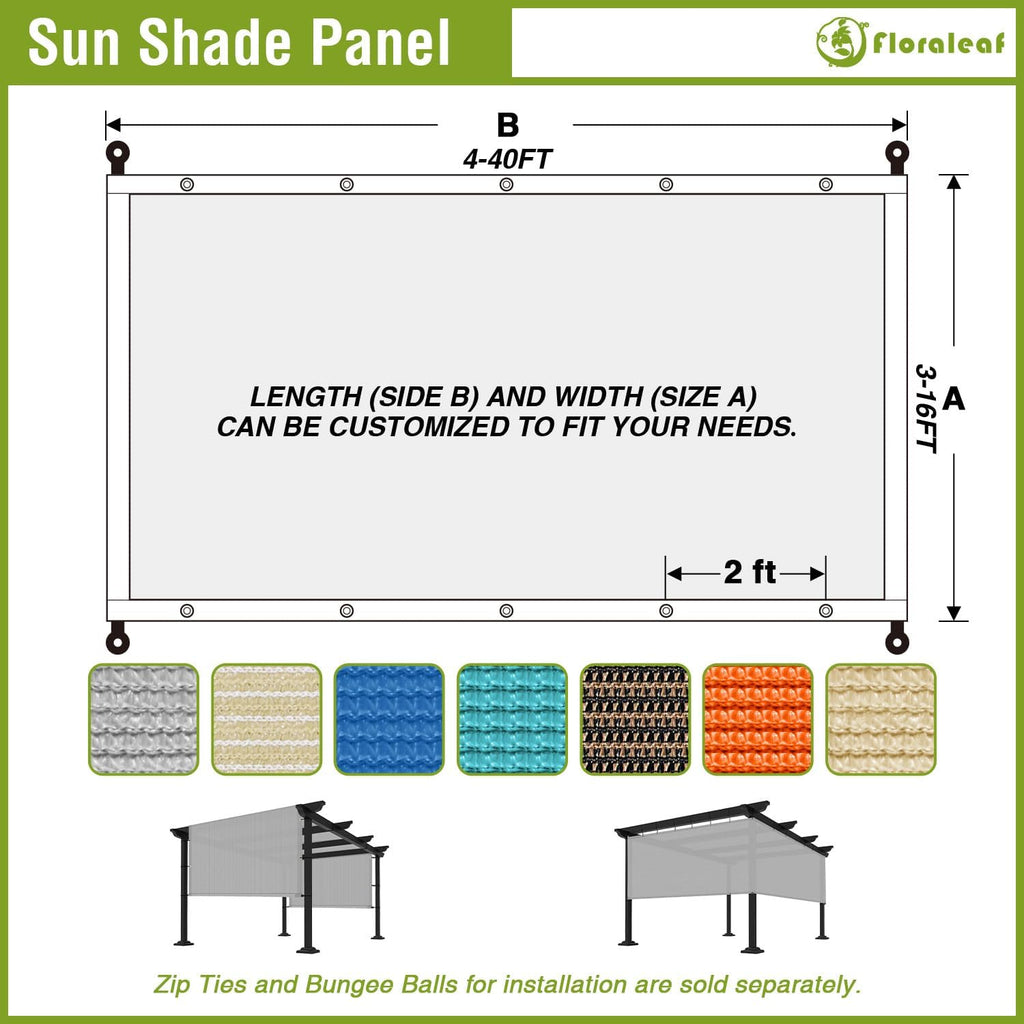 8' × 16' Pergola Shade Cover Universal Replacement Canopy Co - Image 6