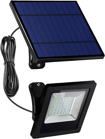 Solar Powered Lights Outdoor, Bright White Light IP65 Waterproof Auto Dusk to Dawn 350° Adjustable Solar Security