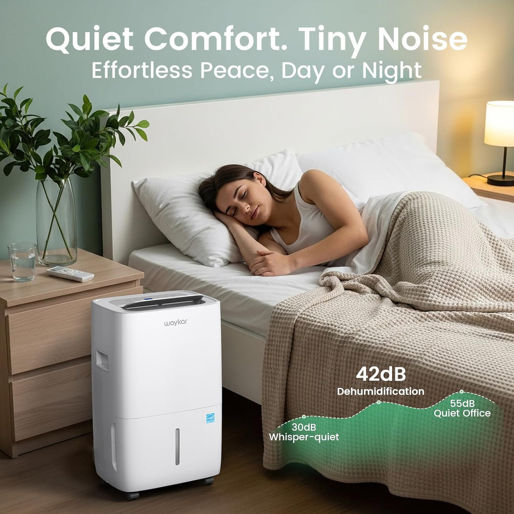 80 Pints 2025 Energy Star Dehumidifier for Spaces up to 5,000 Sq. Ft for Basement and Home