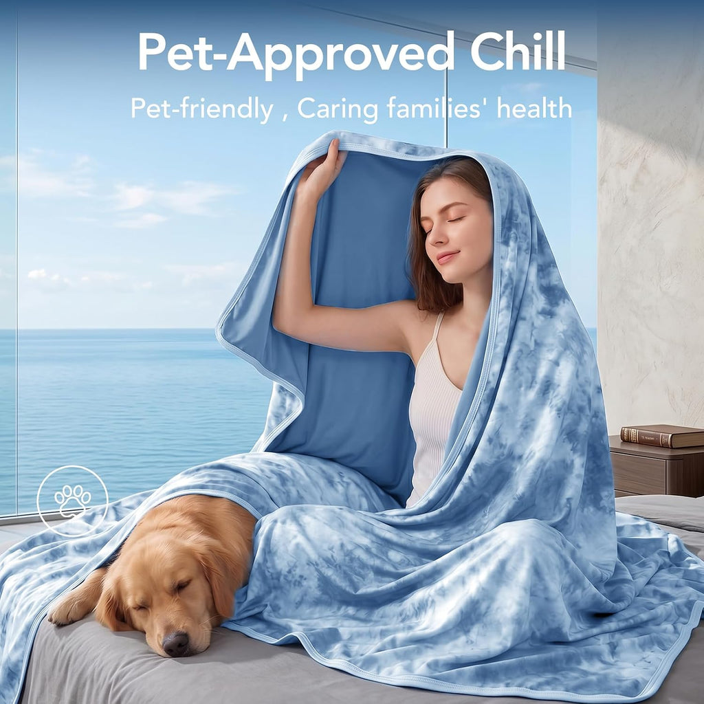 Cooling Blanket King 90"x104" for Hot Sleepers
