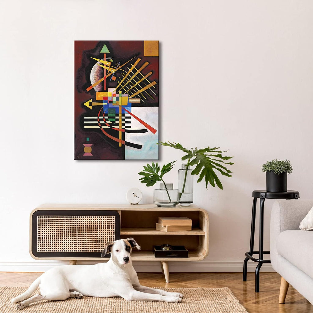 Large Wassily Kandinsky Composition VIII Picture Reproduction of Famous Paintings Canvas Prints Wall Art Canvas Wall
