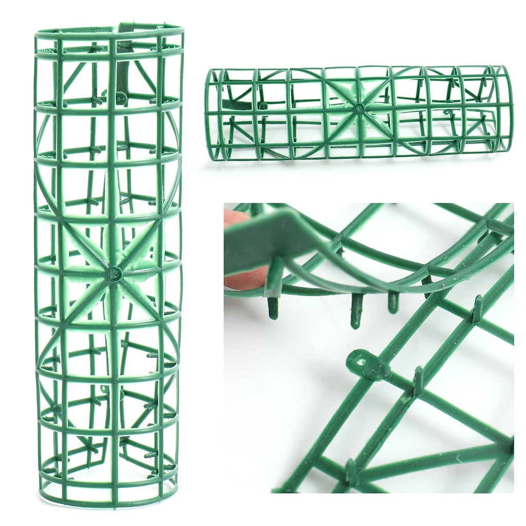 Artificial Flower Grid Panels, DIY Flowers Wall Frames, Flowers Wall Arches Backdrop, Plastic Fences Frames for Wedding
