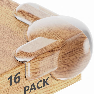 Corner Protectors for Baby (16 Pack) - Patented - New & Improved Edge Protector for Baby - Transparent Corner