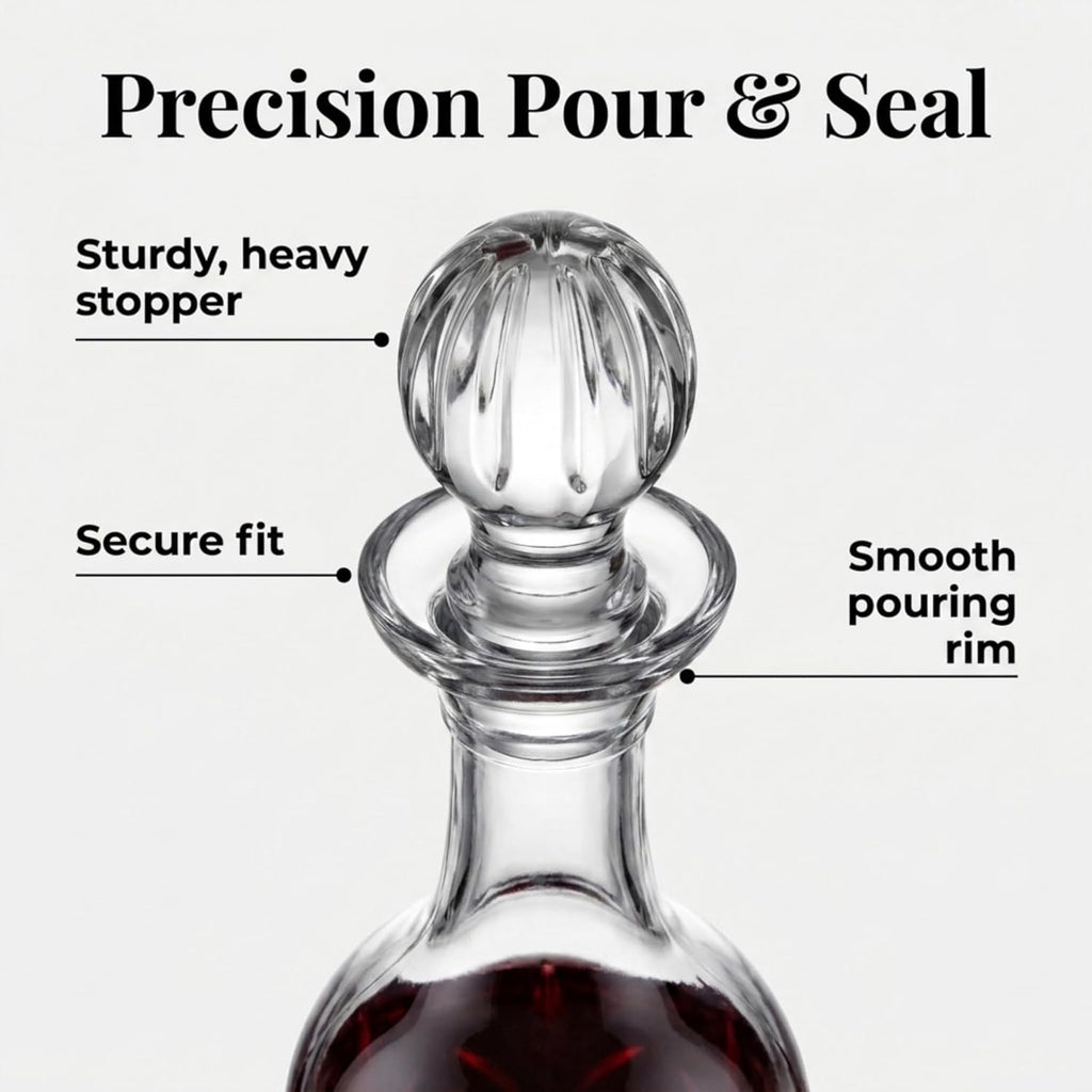 Wine Decanter, Whiskey Decanter, Dublin Crystal Collection