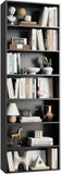 82" Tall Bookshelf, 7-Tier Open Shelves Bookcase, Freestanding Display Storage Shelves