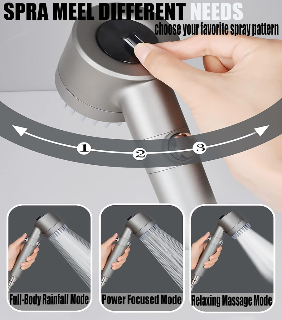 Shower Head with Handheld, Shower Heads High Pressure