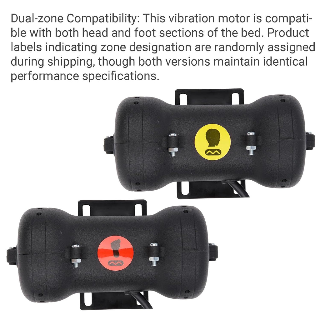 Plastic 2 Pin Plug HJM2 Massage Motor for Adjustable Bed Bases Vibration Motor Works for Head and Foot