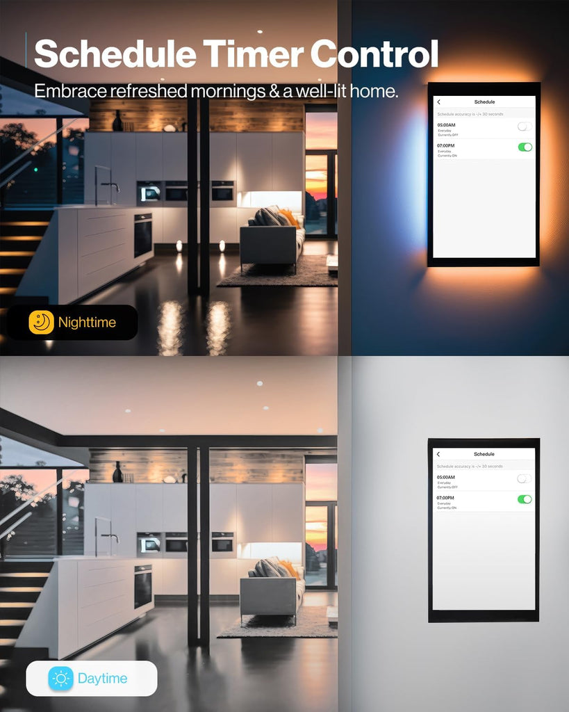 BR30 Smart Flood Light Bulbs, Color Changing LED Recessed WiFi Bulb, 8W RGBCW, Dimmable, 650 Lumens, Compatible with