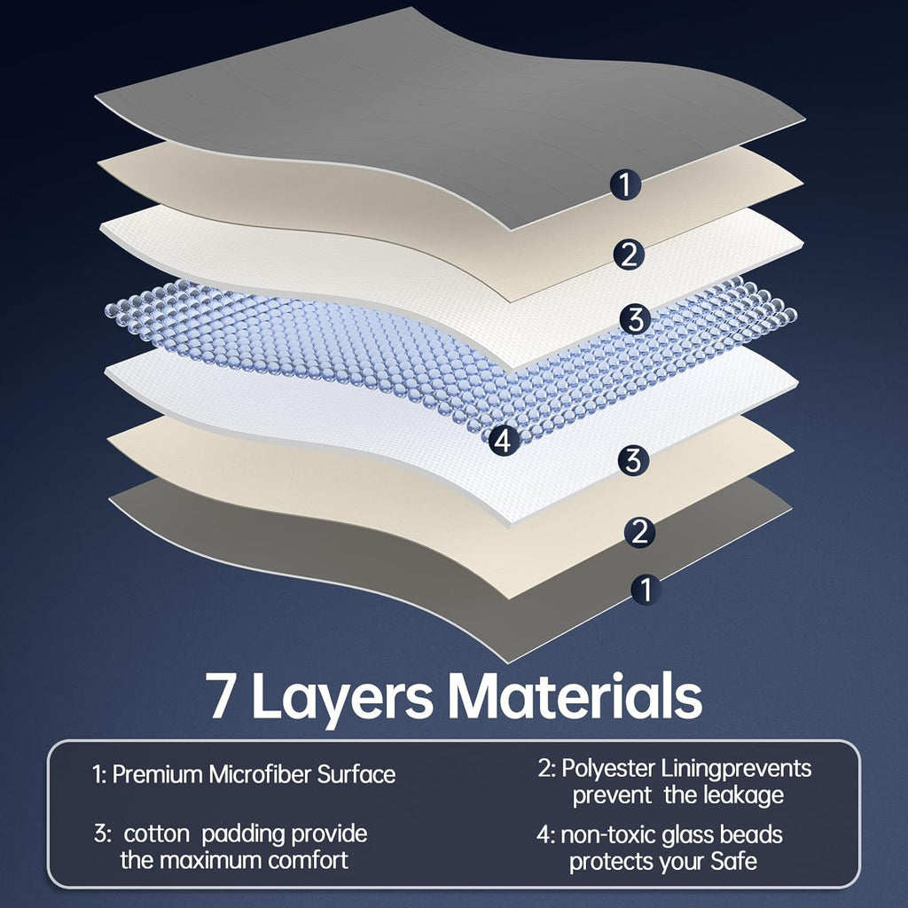 Weighted Blanket 20 lb, 60" x 80" Twin Cooling Cotton Machine Washable