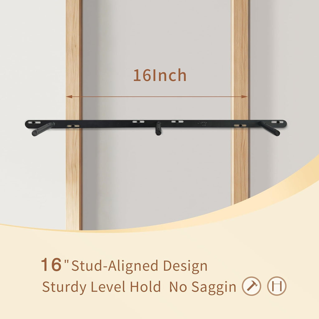 36 Inches Long Walnut Floating Shelves | Rustic Solid Wood Farmhouse Wall Shelves with Invisible Brackets Set of 2