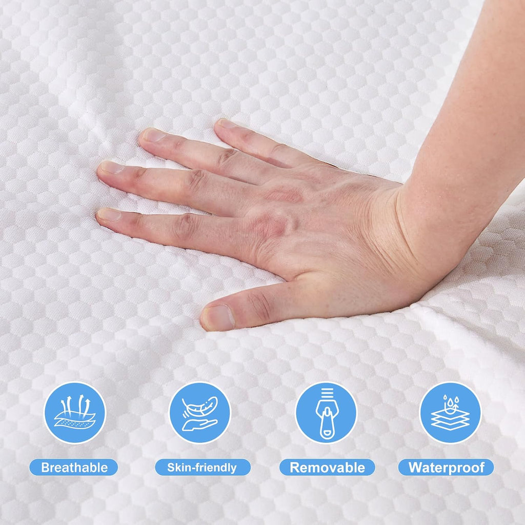 Dual Sided Baby Breathable Crib Mattress, Infant & Toddler Bed Mattress with Premium Foam, Machine Washable Oeko-TEX