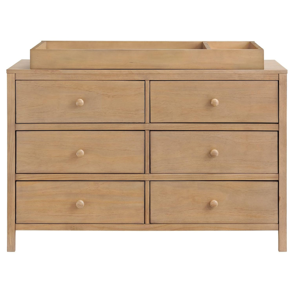 Everlee Changing Topper Honey Wood