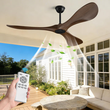 60 in Ceiling Fan of 7400+CFM High Airflow with Mute Remote Control