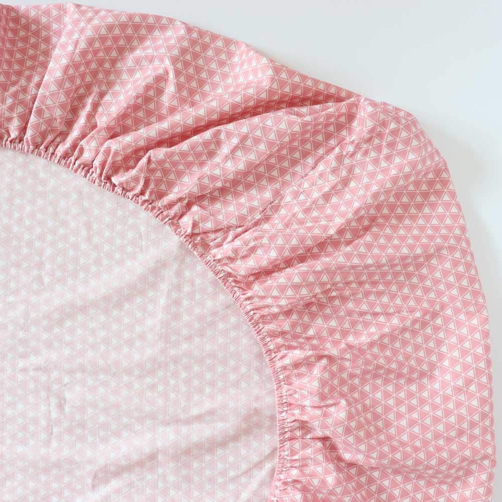 3Pcs Cotton Crib Bedding Set Duvet Cover Fitted Sheet Pillowcase