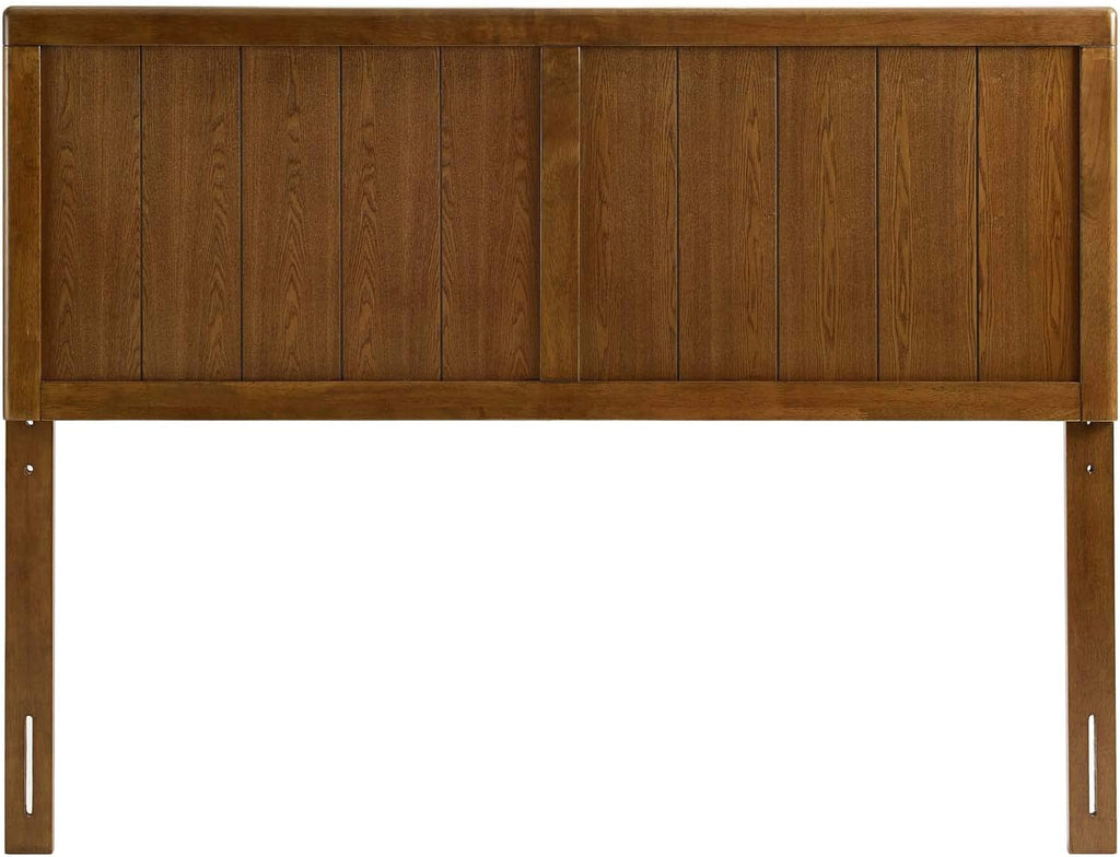 King Wood Headboard, Walnut