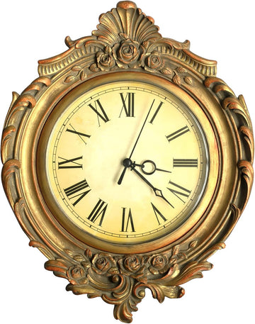 Vintage Wall Clock, European Style Decorative Retro Wall Clock