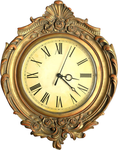 Vintage Wall Clock, European Style Decorative Retro Wall Clock