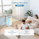 12000BTU Portable Air Conditioner with Heater, 5-in-1 Portable AC Unit with Cooling & Heating