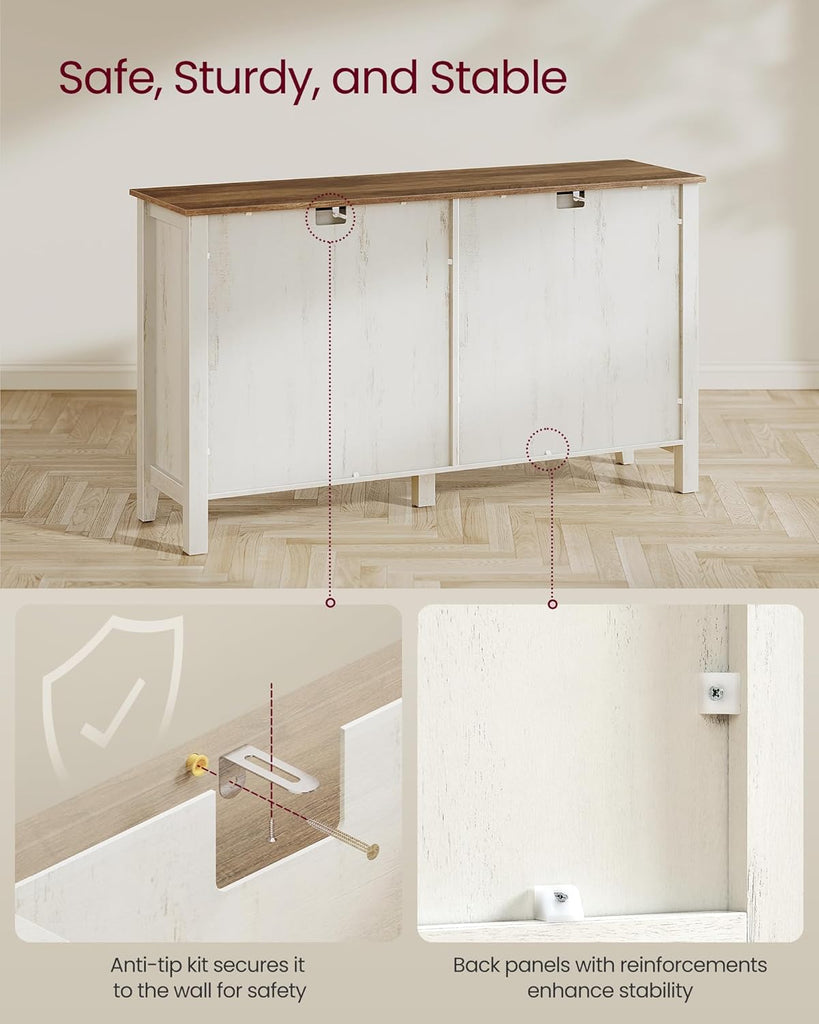 LIRY Collection - Buffet Cabinet, Coffee Bar Cabinet with 2 Drawers, Adjustable Shelves