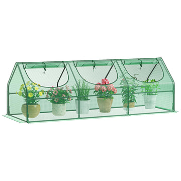 3X3X9 Small Greenhouse, Durable PE, Waterproof & UV Protected