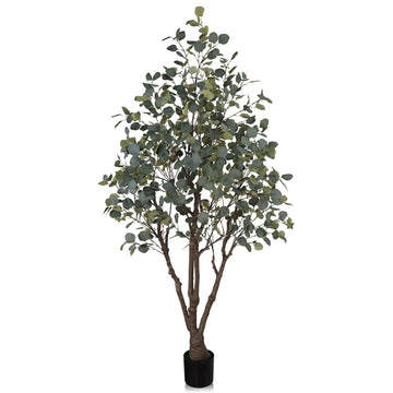Artificial Eucalyptus Tree 6FT, Large Faux Eucalyptus Tree for Indoor Decor